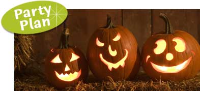Pumpkin Theme Halloween Party. Jack O Lantern theme party.